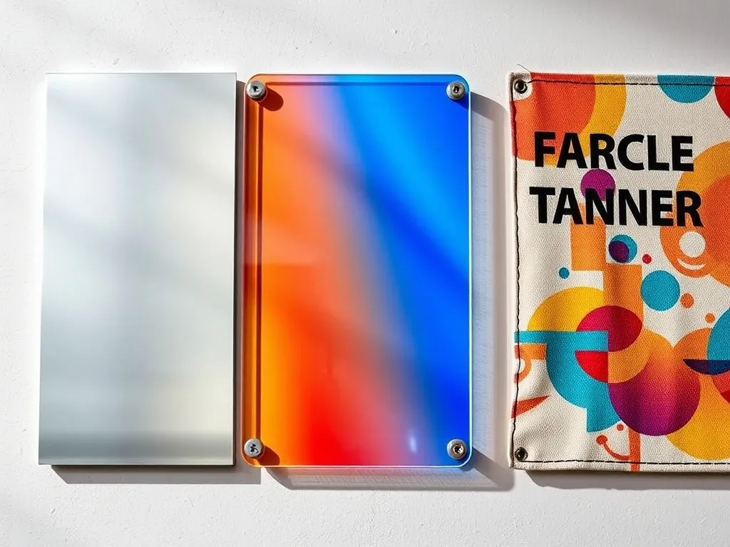 Jakie są różnice między kasetonem z dibondu, pleksi i tkaniny napinanej